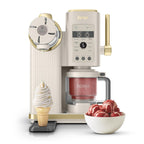 Ninja CREAMi Scoop & Swirl Eismaschine mit 2 Behältern, 13 Funktionen, für Eiscreme, Softeis, Gelato, Sorbet, Milchshakes und mehr, mit Mix-In-Funktion, Platinsilber, NC701EU
