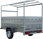 Unitrailer Tilting Hanger 230 with High Tarpaulin and Jockey Wheel