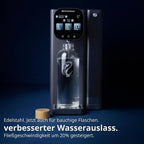 OsmoFresh Fusion Air Auftisch Osmoseanlage | Keine Installation | Heißwasserspender | Filterung & Mineralien | 3-Fach UV-C LED | Abwasserverhältnis 2:1 | TÜV zertifiziert