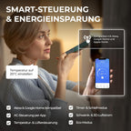 Kältebringer Split Klimaanlage 12000 BTU (3,7 kW) - R290 Kältemittel, kein F-Gas, Heizfunktion, WiFi & App, bis 60m², sehr leise, 5m Kupferleitung, A+++, Montagematerial, Bodenkonsole
