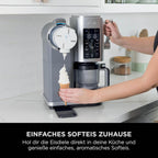Ninja CREAMi Scoop & Swirl Eismaschine mit 2 Behältern, 13 Funktionen, für Eiscreme, Softeis, Gelato, Sorbet, Milchshakes und mehr, mit Mix-In-Funktion, Platinsilber, NC701EU