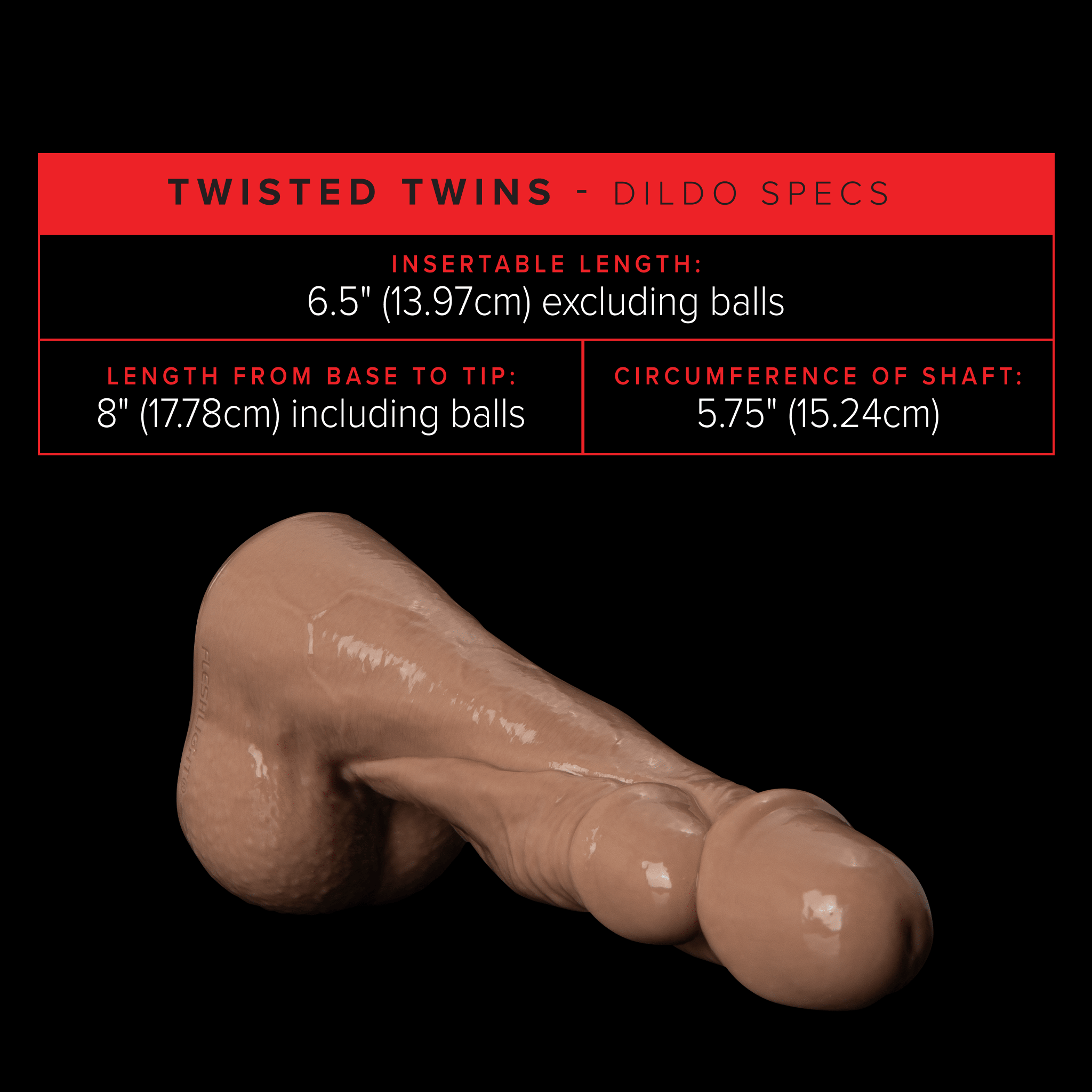 Twisted Twins Dildo