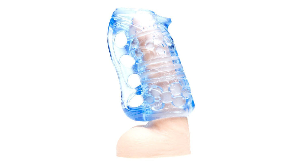 Fleshskins™ Blue Ice Grip with Drying Case