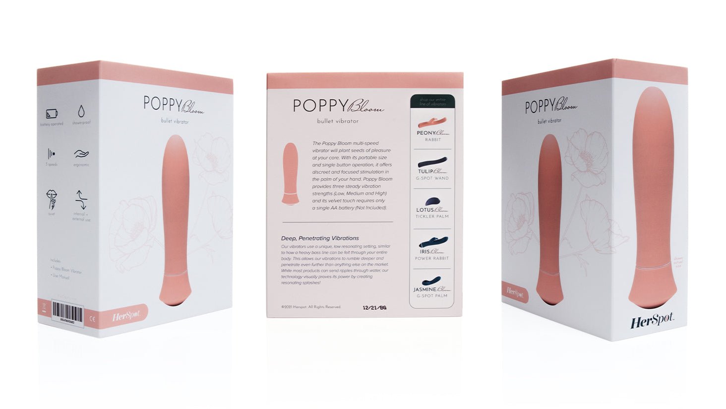 Poppy Bloom Bullet Vibrator