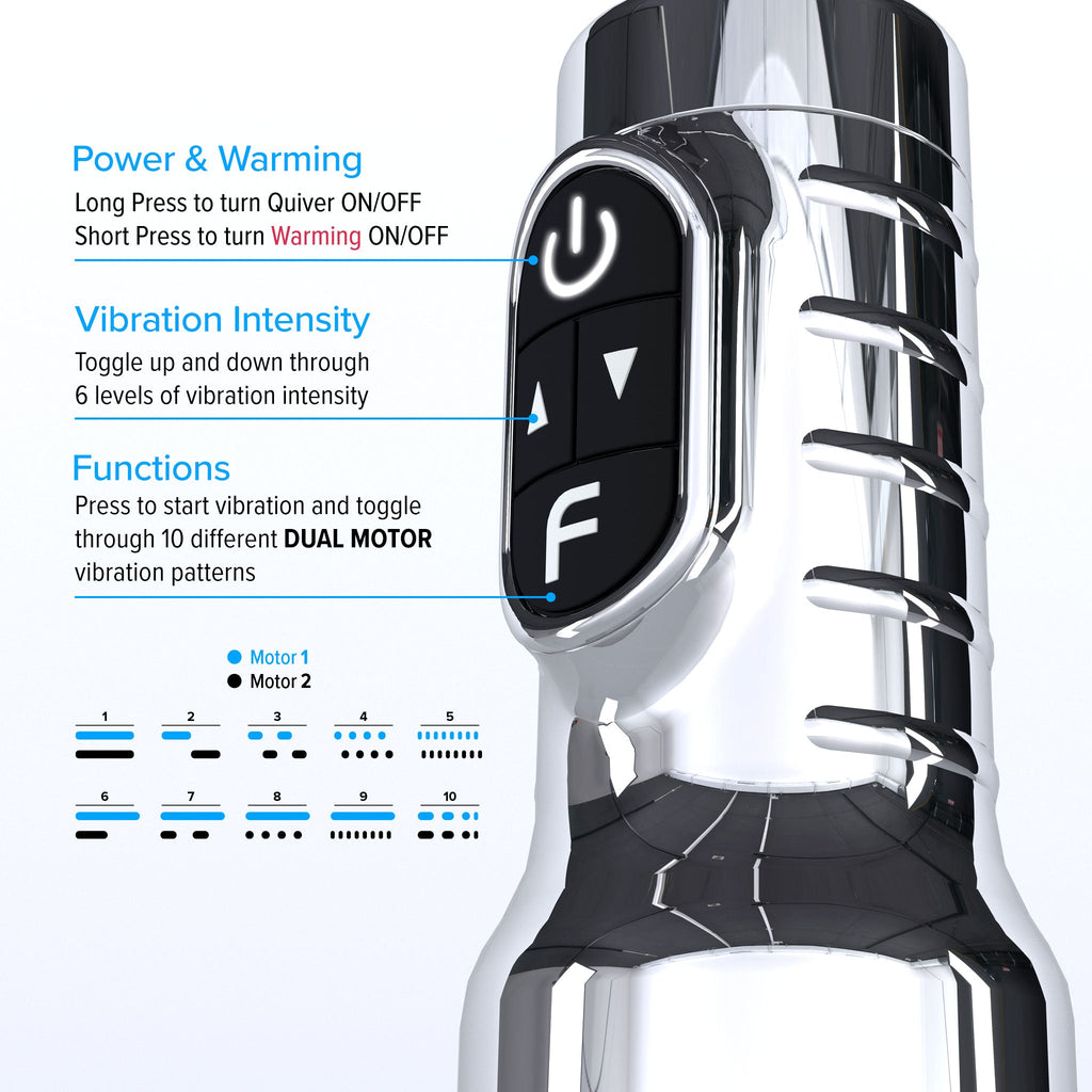 Quiver – Rechargeable Vibrating Stroker
